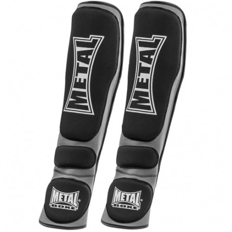 Protège Tibias + pieds multi-discip., mousse envelop. néoprène, T.M