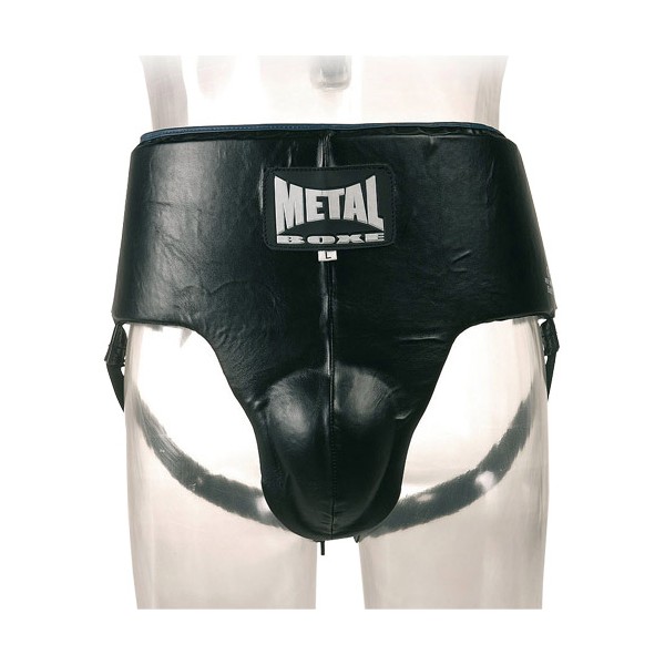 Coquille de Boxe avec bas-ventre MB, modèle prof., taille S - NOIR