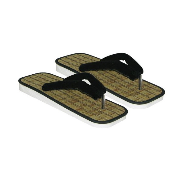 Zoori en paille, bride Y, taille 37
