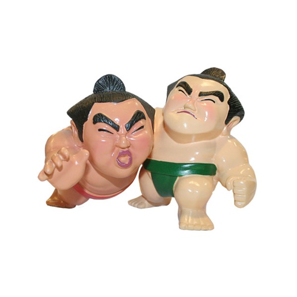Statuette SUMO "Soulevé de côté", hauteur 13 cm