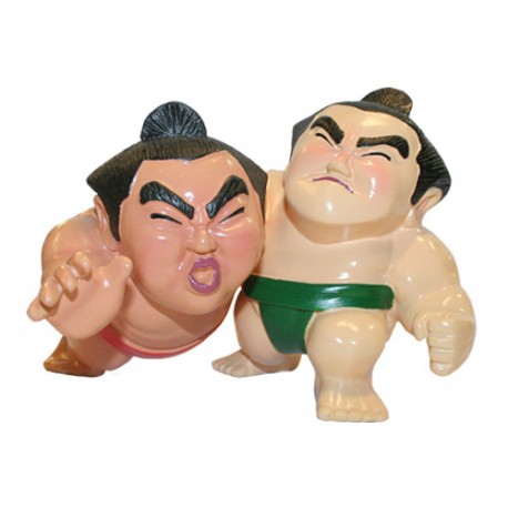 Statuette SUMO "Soulevé de côté", hauteur 13 cm