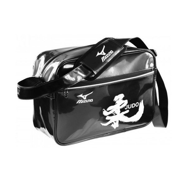 Sac de sport Vintage Mizuno 54 x 26 x 33 cm, vinyle - Noir & Blanc