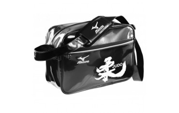 Sac de sport Vintage Mizuno 54 x 26 x 33 cm, vinyle - Noir & Blanc