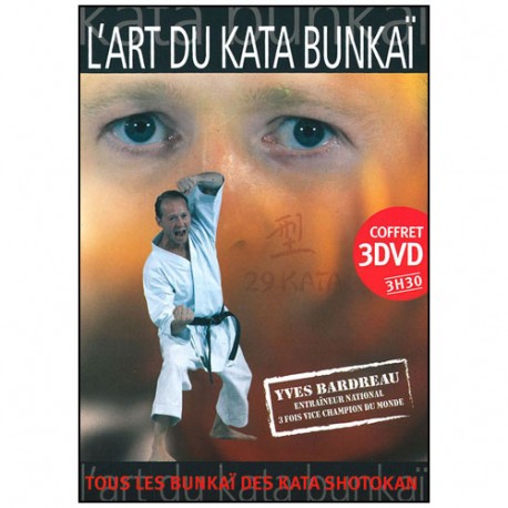Coffret l'Art du Kata Bunkai (3DVD) - Yves Bardreau