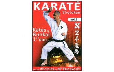 Karaté Shotokan Vol.1 : katas & bunkai 1er dan - Disciples Funakoshi