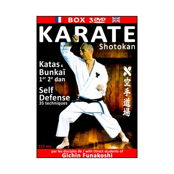 Karaté Shotokan kata bunkaÏ,self défense (box 3 DVD) - dojo Keio