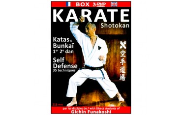 Karaté Shotokan kata bunkaÏ,self défense (box 3 DVD) - dojo Keio