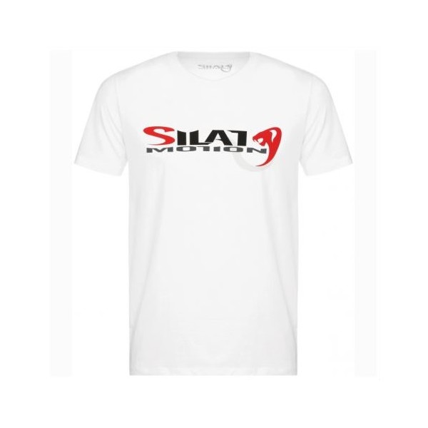 Tee-shirt SILAT MOTION "Cobra White", 100% coton bio, T. L - BLANC