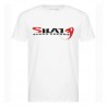 Tee-shirt SILAT MOTION "Cobra White", 100% coton bio, T. L - BLANC
