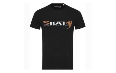 Tee-shirt SILAT MOTION "Cobra Black", 100% coton bio, T. S - NOIR