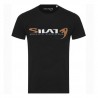 Tee-shirt SILAT MOTION "Cobra Black", 100% coton bio, T. M - NOIR