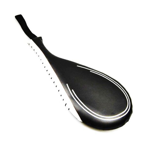 Raquette de Taekwondo simple en vinyle - NOIRE