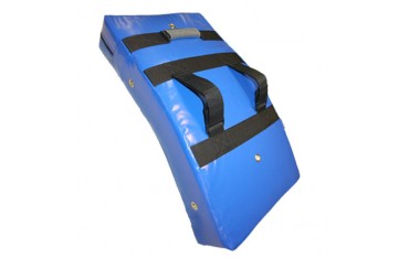 Bouclier courbe 60x33 en PVC renforcé - BLEU