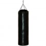 Sac de frappe 105 cm x 35, plein, PVC renf., chaîne+rotule - NOIR