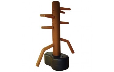 Dummy, mannequin plastique Wing-Chun, modèle pour 2 sur socle lesté