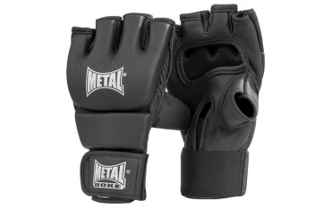 Gants de Combat Libre amateur en PU MB, "Junior" - NOIR MAT