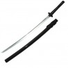 Iaito JAPON Standard T-1, lame à gorge 76 cm, fourreau laqué noir