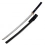 Iaito JAPON Tensho Koshirae, lame à gorge 76 cm, four. laqué noir