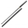 Katana Zatoichi tranchant, acier forgé 72.5 cm, fourreau noir + boîte