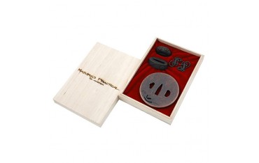 Set de pièces pour sabres japonais : tsuba, kashira, fuchi et menukis
