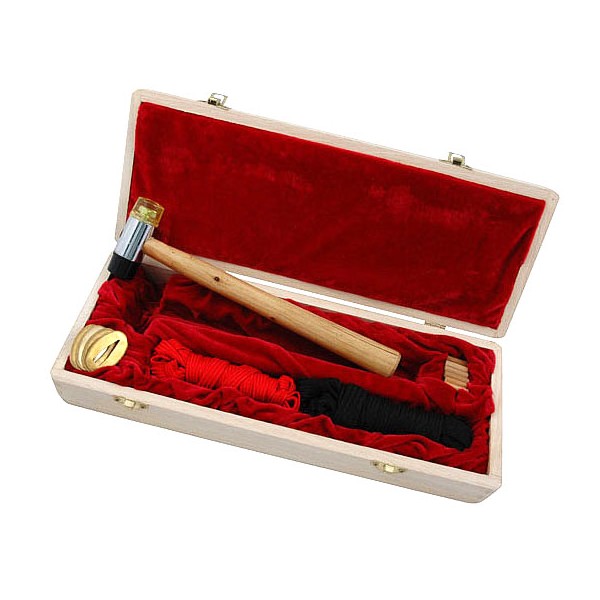 Set de réparation complet pour sabres japonais, coffret en bois