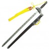 Epée chinoise semi-flexible avec fourreau, lame aluminium 74 cm