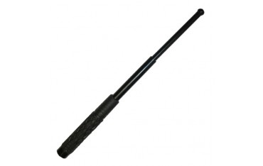 Matraque télescopique, acier trempé, 17cm fermé / 40cm ouvert + Etui