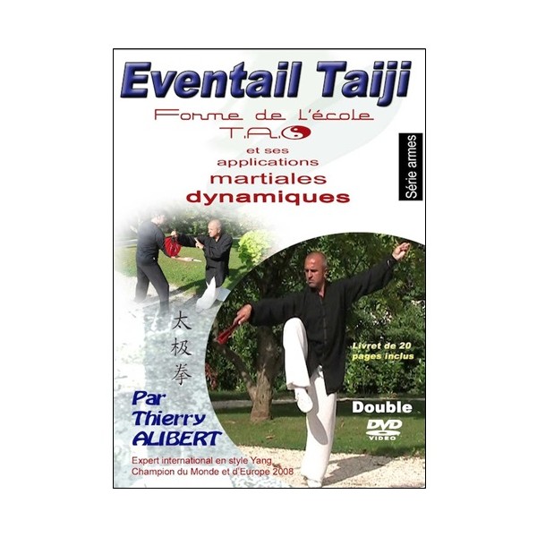 Eventail Taiji & appli. martiales dynamiques - Alibert (2 dvd+livret)