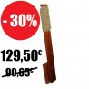 Poteau de makiwara en bois + Cible Raphia modèle rond