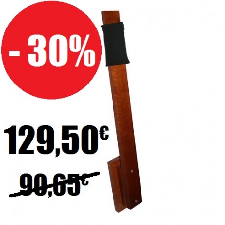 Poteau de makiwara en bois + Cible en mousse adaptée au poteau